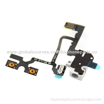 High Quality Audio Earphone, Jack Volume Flex for iPhone 4/4G Wholesale